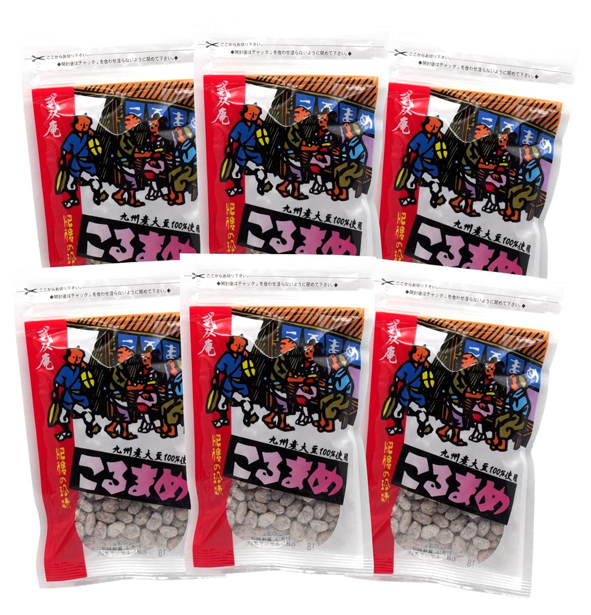 Amazon.co.jp: 武双庵 こるまめ 熊本産伝統干し納豆 70g入×6個セット